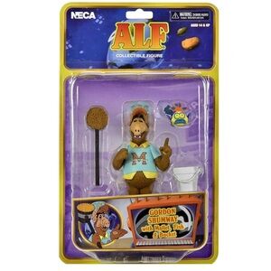 NECA ALF Toony Classics Gordon Shumway with Mallet,‎ Fish & Bucket 5" Figure MOC